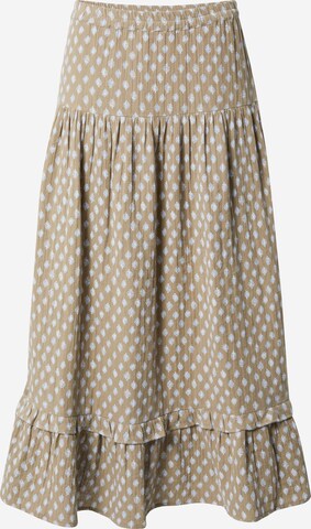 Cream Skirt 'Samanta' in Brown: front