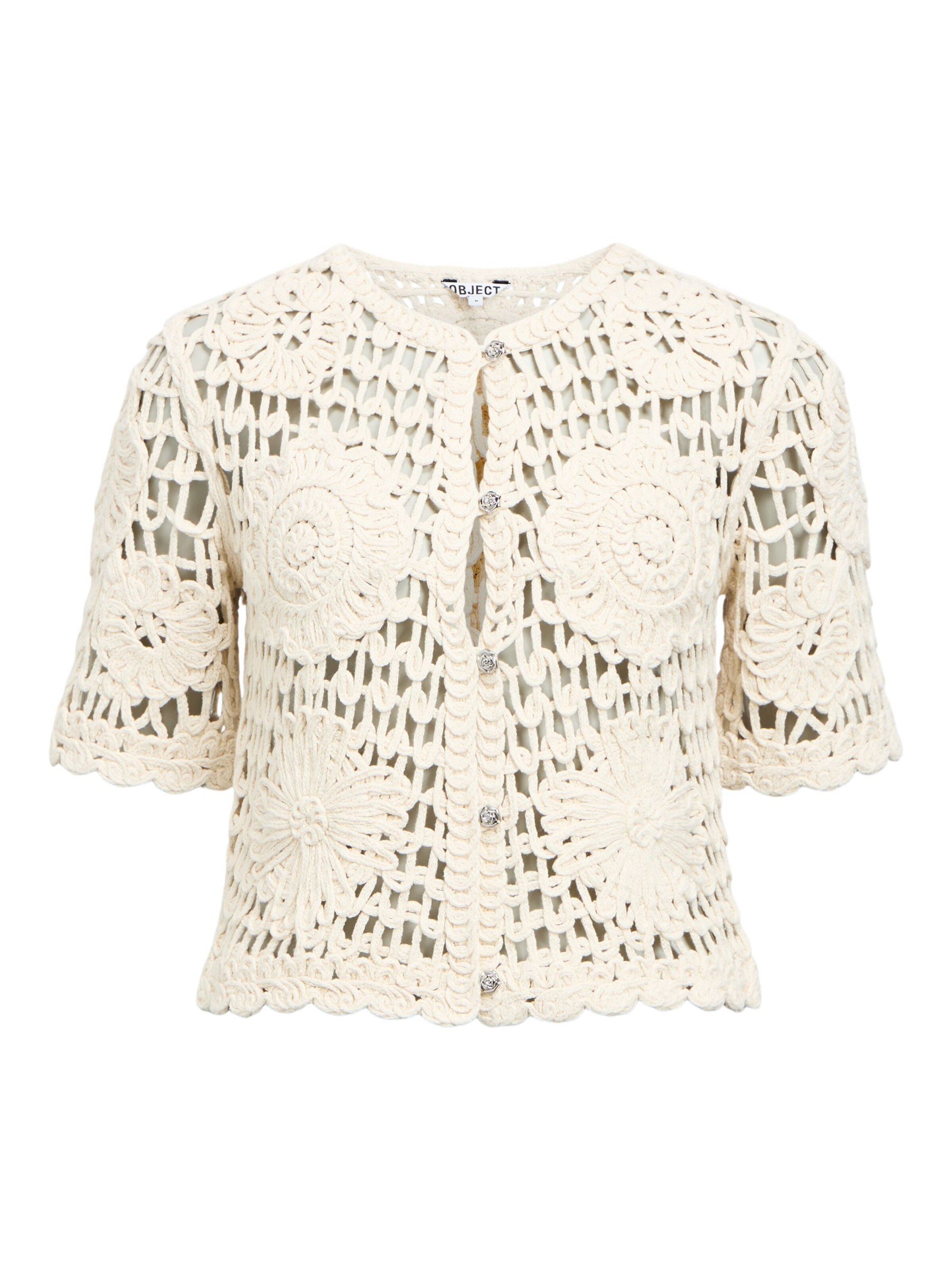 OBJECT - Cárdigan en beige: frente