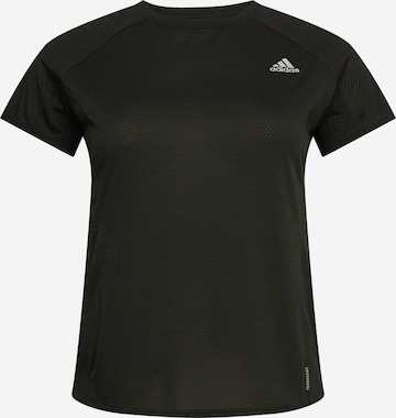 T-shirt fonctionnel ADIDAS PERFORMANCE en noir : devant