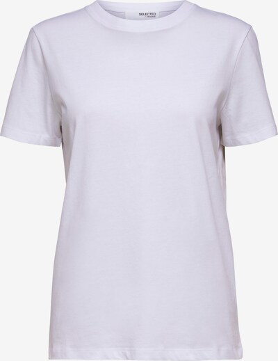 SELECTED FEMME T-Shirt 'SLFMY ESSENTIAL' in weiß, Produktansicht