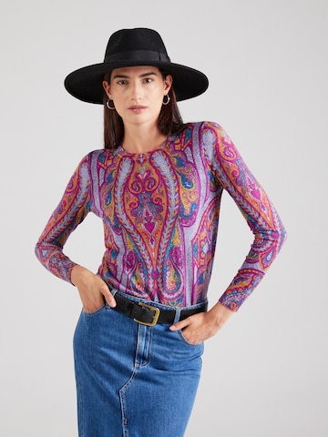 Lauren Ralph Lauren Πουλόβερ 'SHAVONNE' σε ροζ: μπροστά