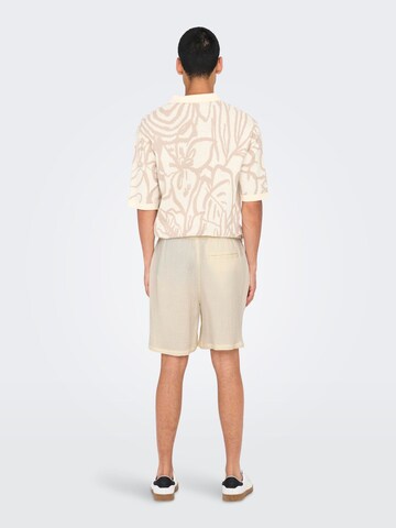 Regular Pantalon 'ONSTel-Pas' Only & Sons en blanc