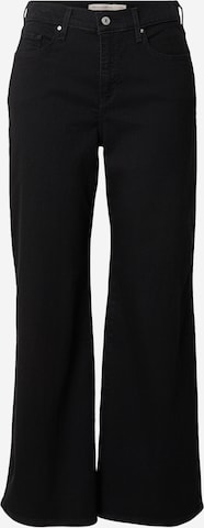 Levi's® Plus - Perna larga Calças de ganga '318' em preto: frente