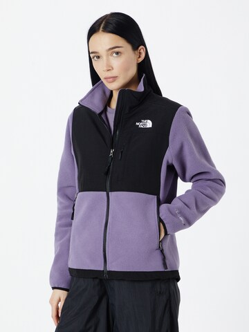 THE NORTH FACE Fleecejacka 'DENALI' i lila: framsida