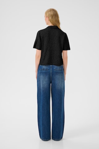 KAREN BY SIMONSEN Gebreid vest 'Nice ' in Zwart