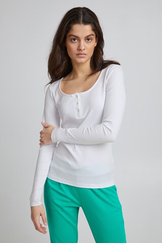 ICHI Shirt 'SUPER' in White: front