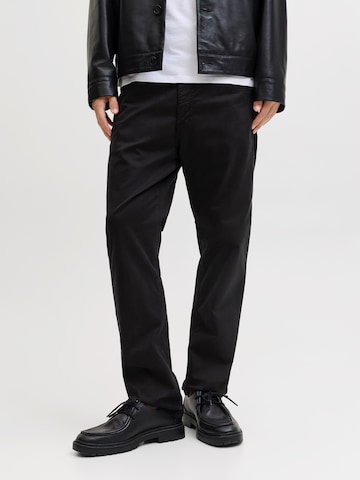 JACK & JONES regular Bukser 'JPSTClark' i sort: forside
