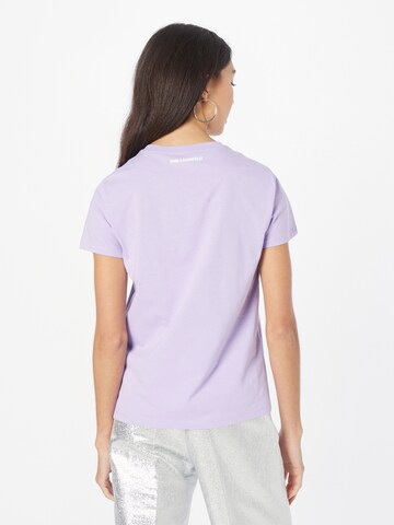 Karl Lagerfeld T-Shirt in Lila