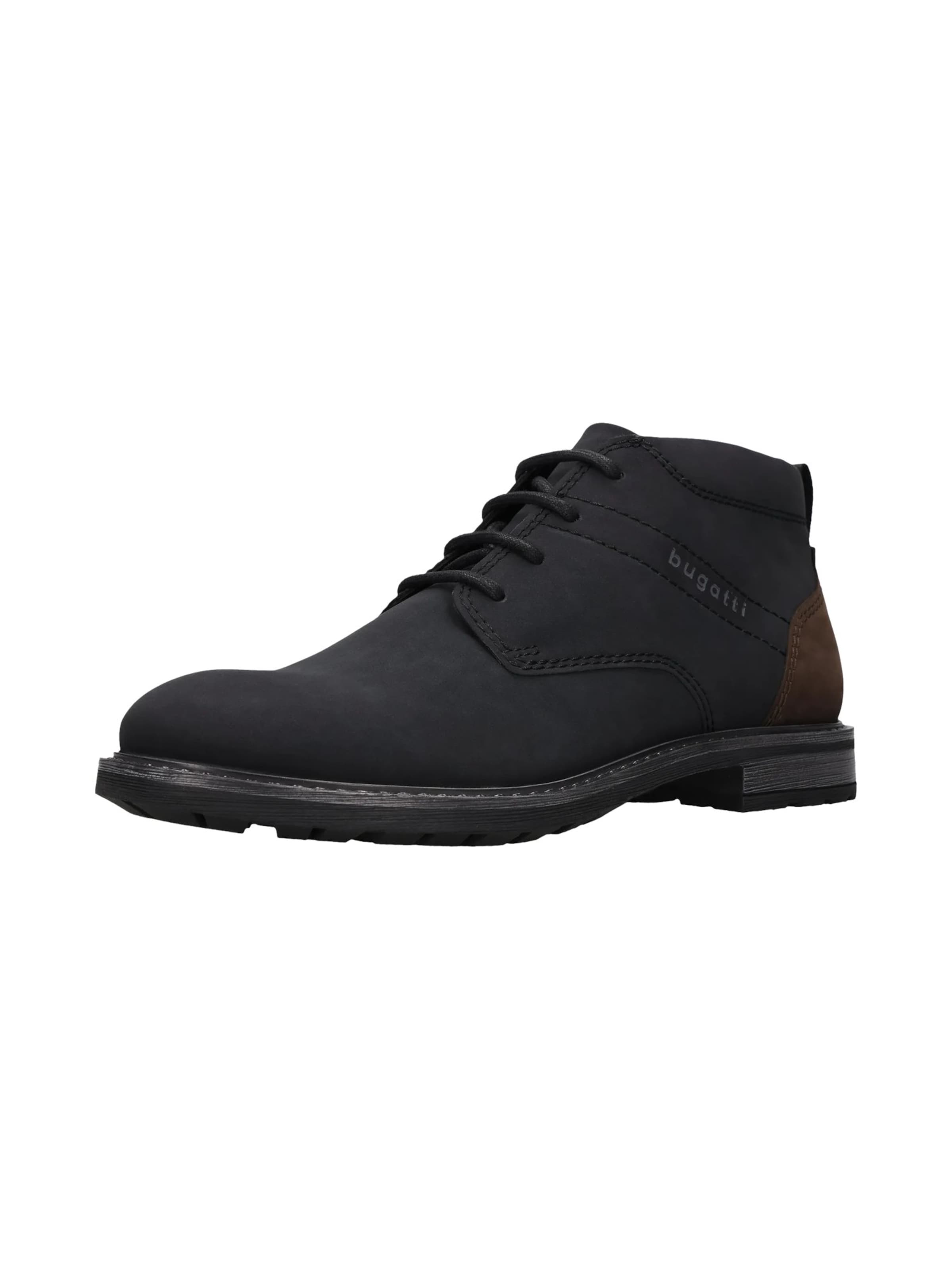 Bottines à lacets bugatti en bleu : devant