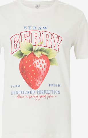 ONLY - Camiseta 'ONLHENNY' en blanco: frente