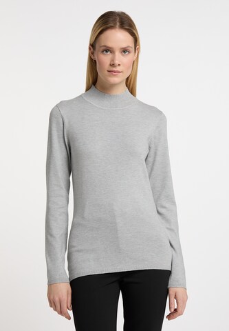 DreiMaster Klassik Sweater in Grey: front