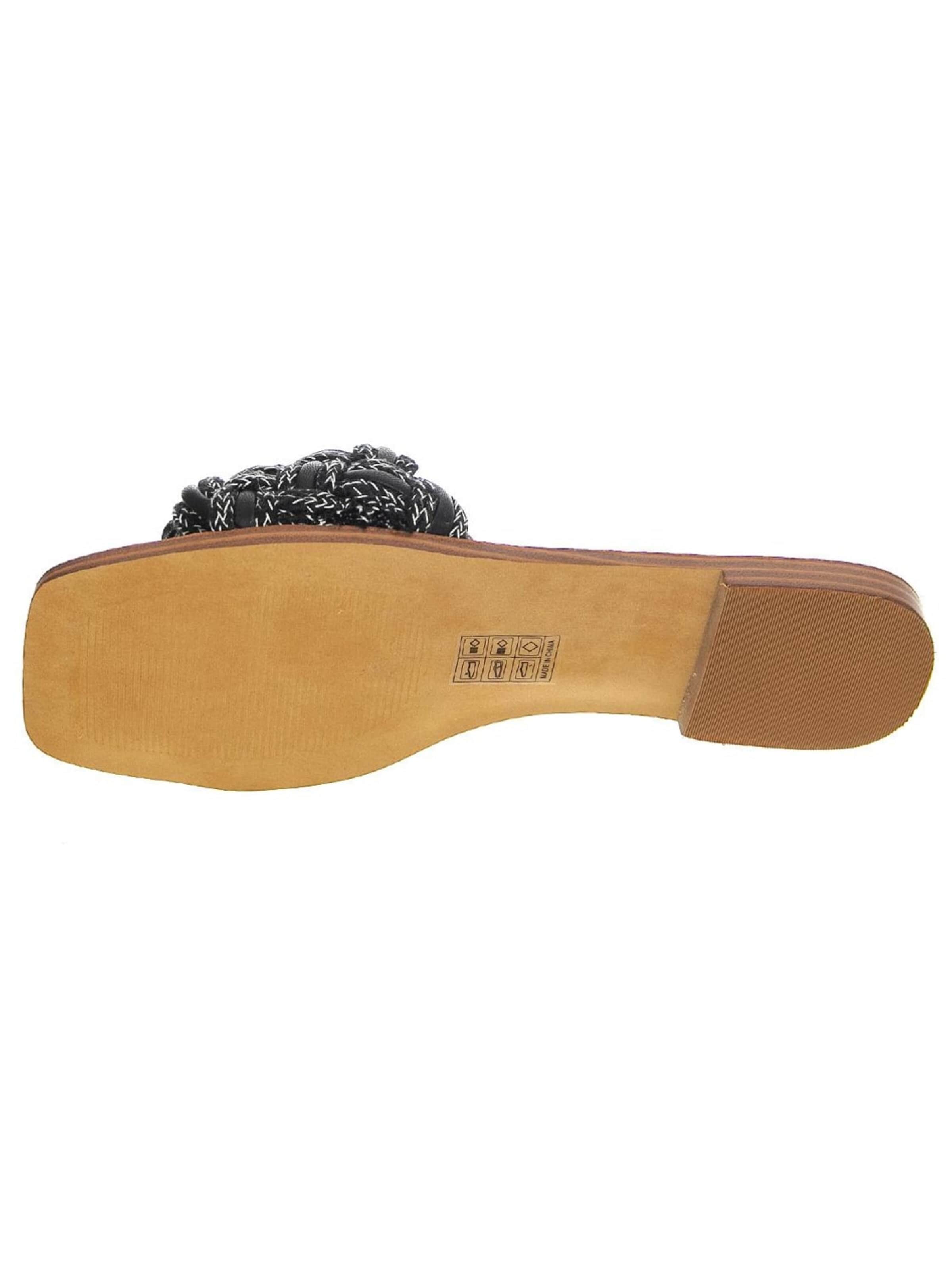 STEVE MADDEN Klapki 'Womens Nightfall Black Multi Sandals' w kolorze czarny