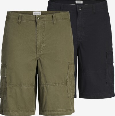 Pantaloni cu buzunare 'COLE' JACK & JONES pe verde / negru, Vizualizare produs