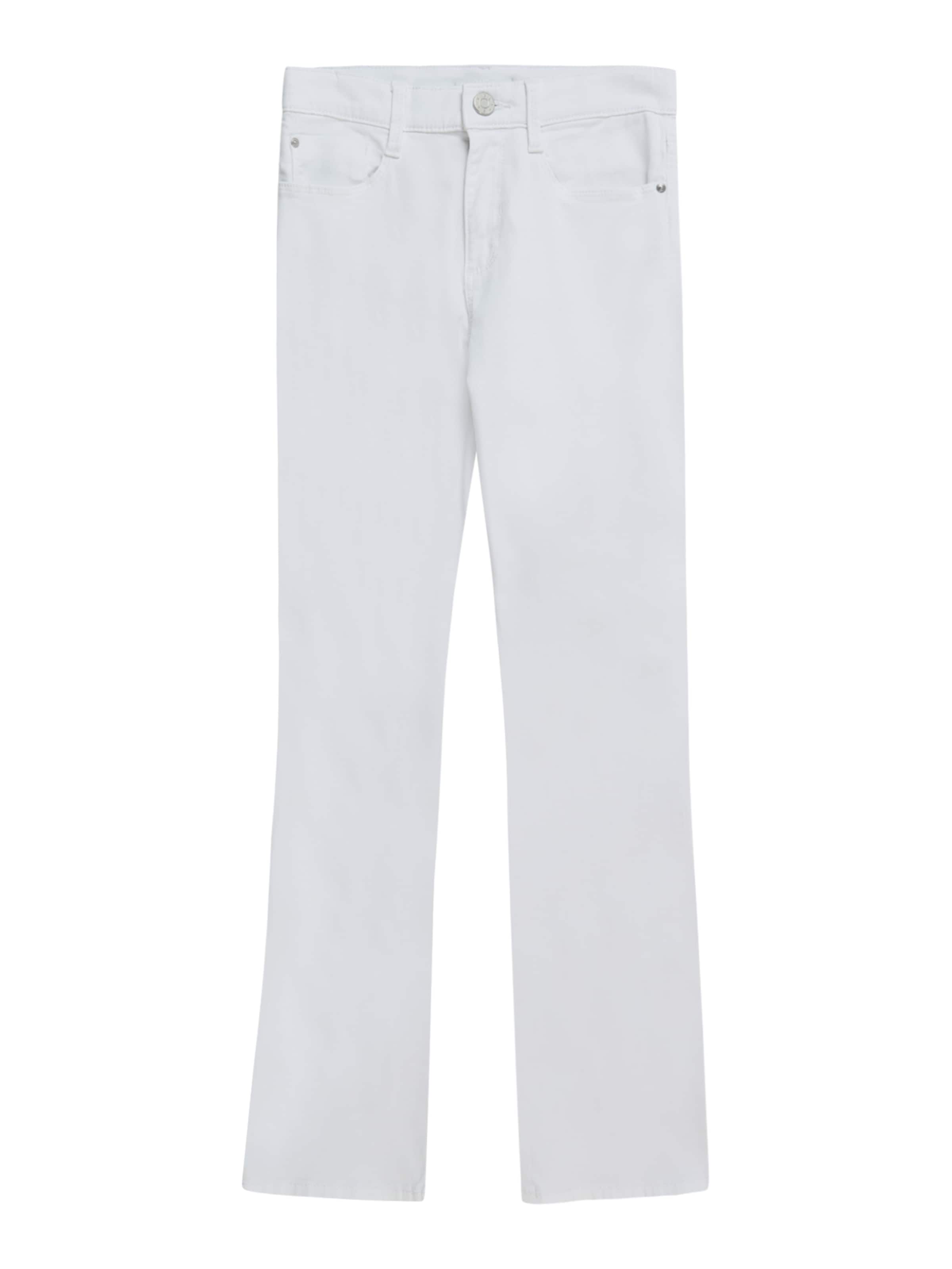 évasé Jean 'Beverly' s.Oliver en blanc : devant