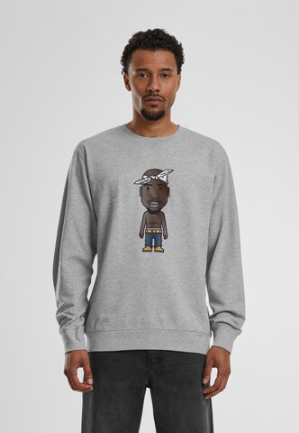 MT Men Sweatshirt 'Crewneck' in Grau: Vorderseite