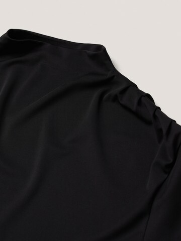 MANGO Majica 'ALPA' | črna barva