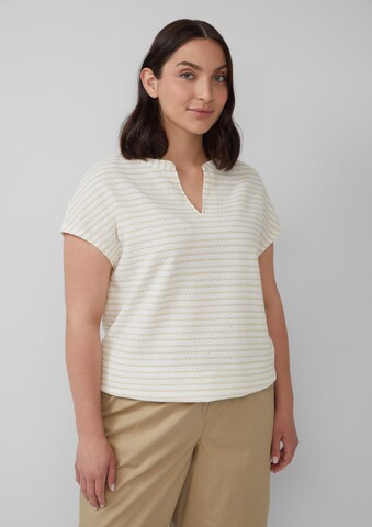 s.Oliver Shirt in Wit: voorkant