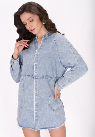 faina Shirt dress 'Fashion Look' in Blue: front