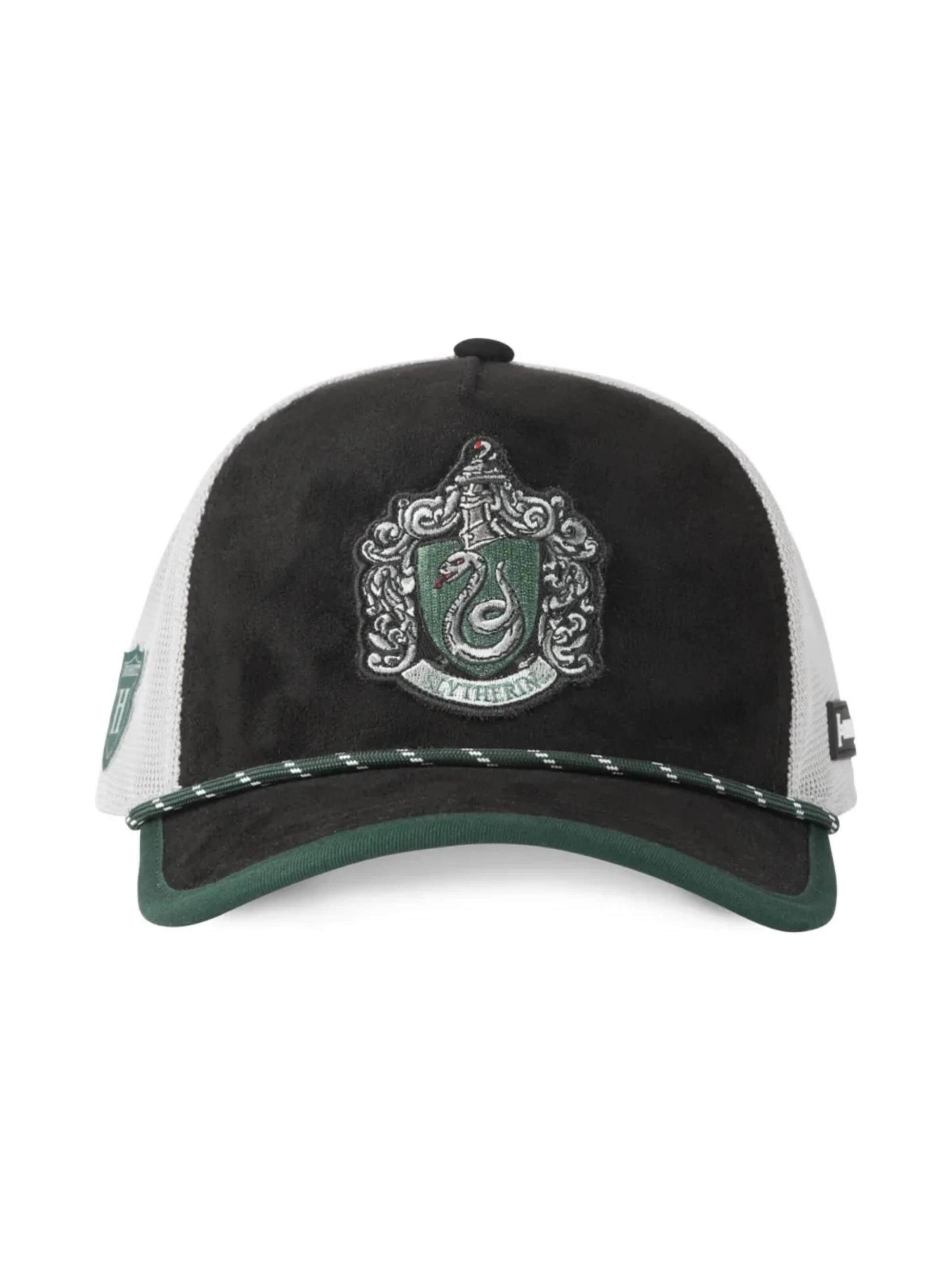 Capslab - Gorra 'Gorra capslab negra slytherin hp2 sly trucker cap' en negro: frente