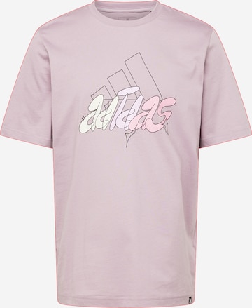 T-Shirt fonctionnel ADIDAS SPORTSWEAR en rose : devant