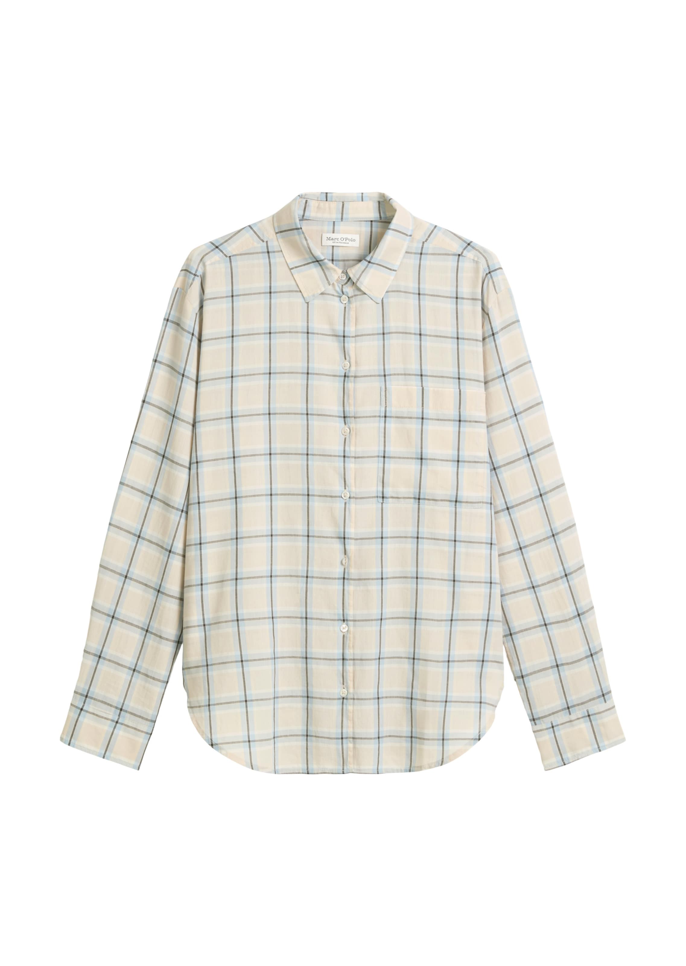 Marc O'Polo Blouse in Beige: voorkant