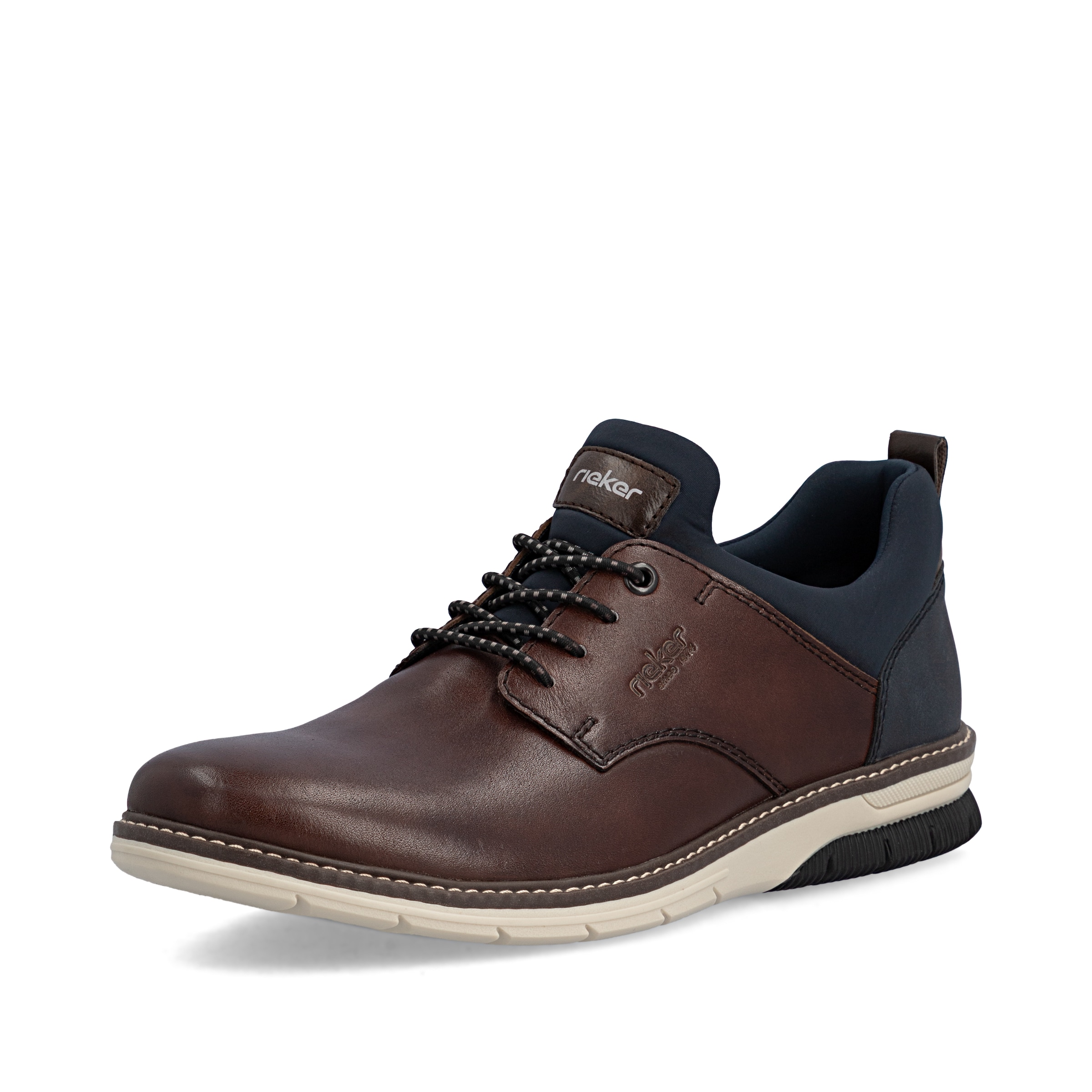 Chaussure basse ' 14454 ' Rieker en marron : devant