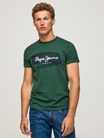 Pepe Jeans T-Shirt 'Seth' in Grün: predná strana