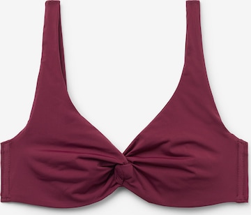 CALZEDONIA Bikinitop 'Indonesia' in Rot: Vorderseite