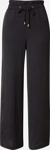 Wide Leg Pantalon Dorothy Perkins en noir : devant