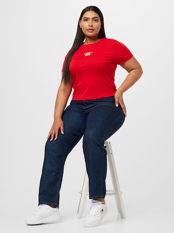 Regular Jeans de la Tommy Hilfiger Curve pe albastru