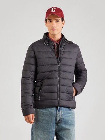 Superdry Tussenjas in Zwart: voorkant