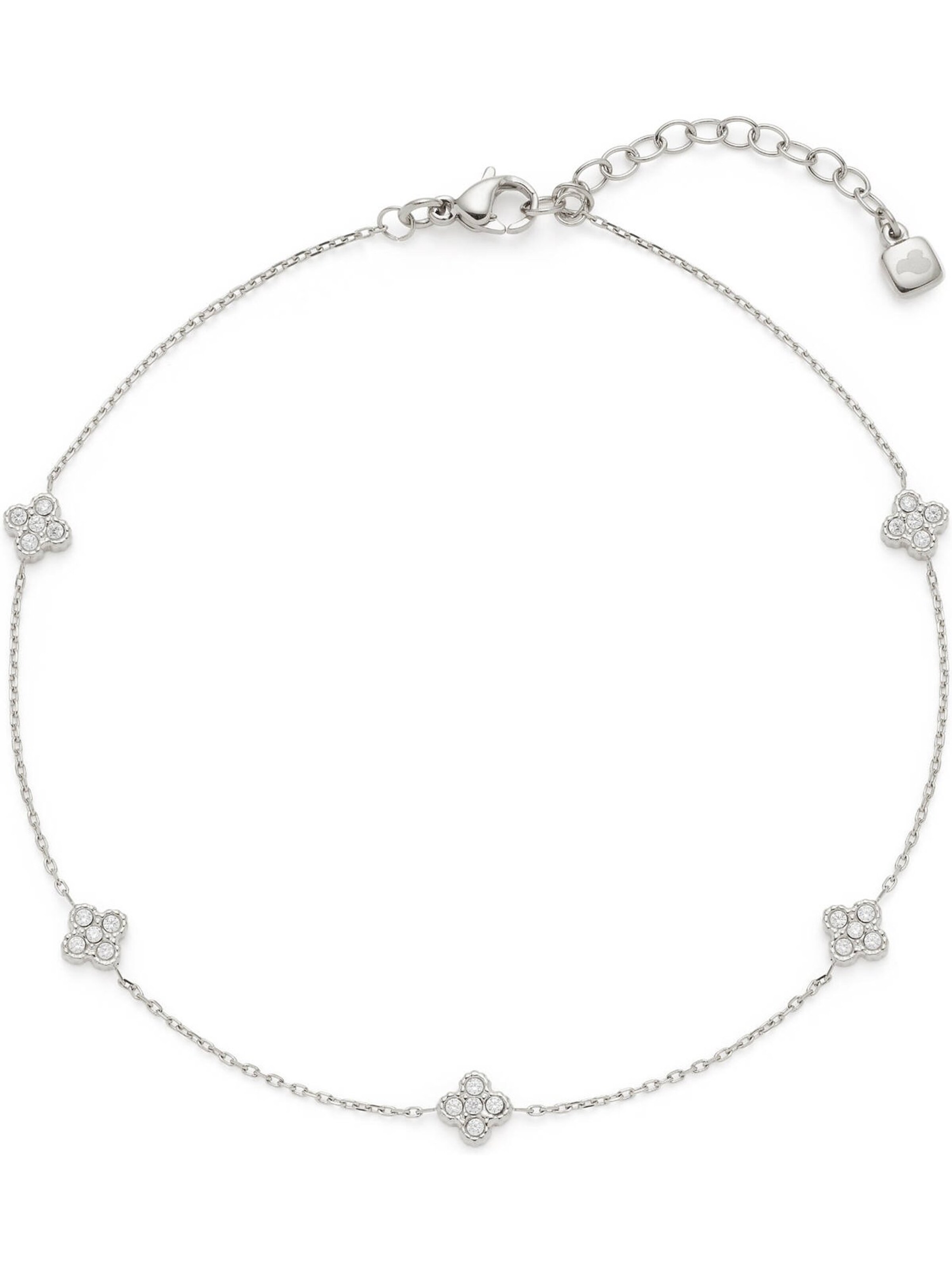 LEONARDO Fußkette in Silber: Vorderseite