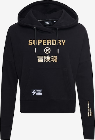 Superdry Mikina – černá: přední strana