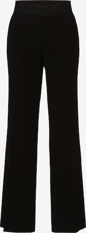 Cambio Wide leg Pleated Pants 'Ava' in Black: front