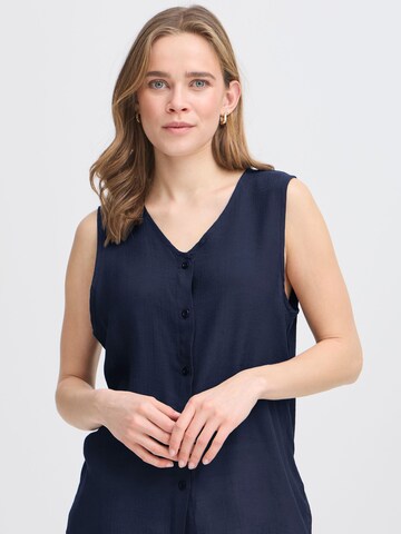 Chemisier 'FRAlyssa' Fransa en bleu