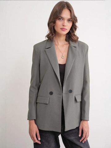 Blazer MixRay en gris : devant