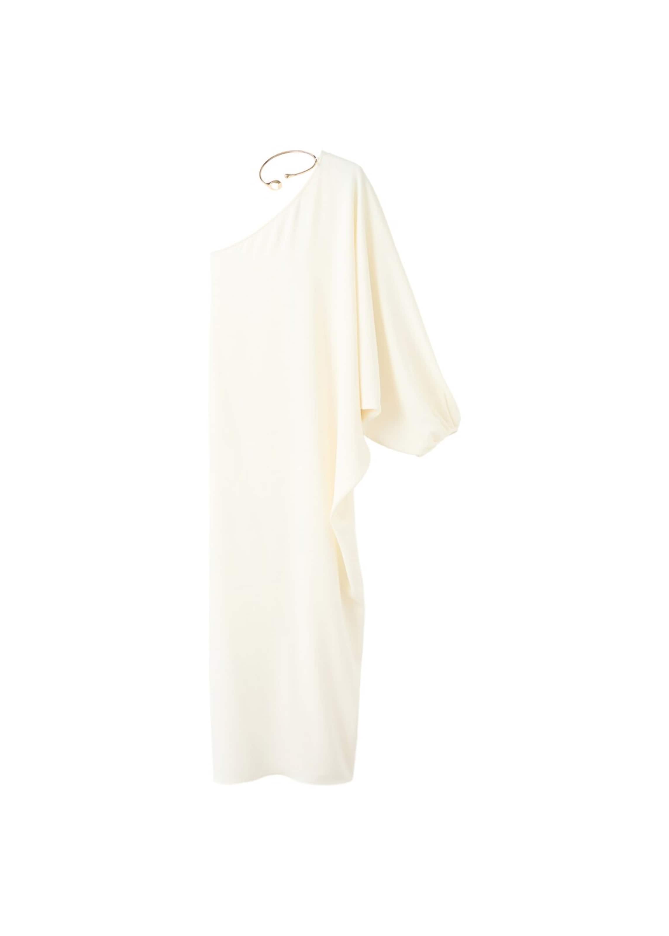 MANGO Kleid 'Caterina-a' in Beige: Vorderseite