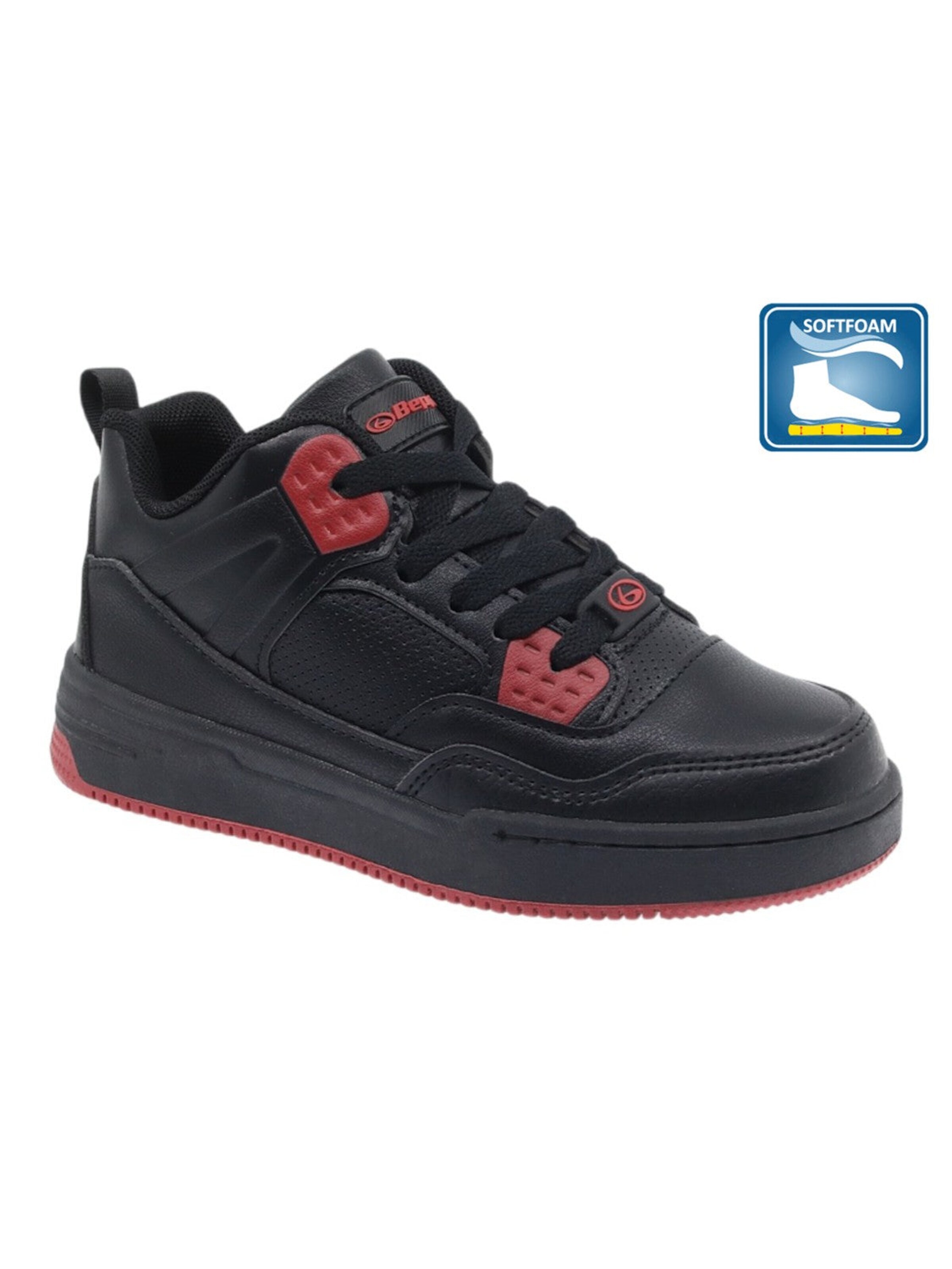 Beppi Trainers 'Casual Sport Boot' in Black: front