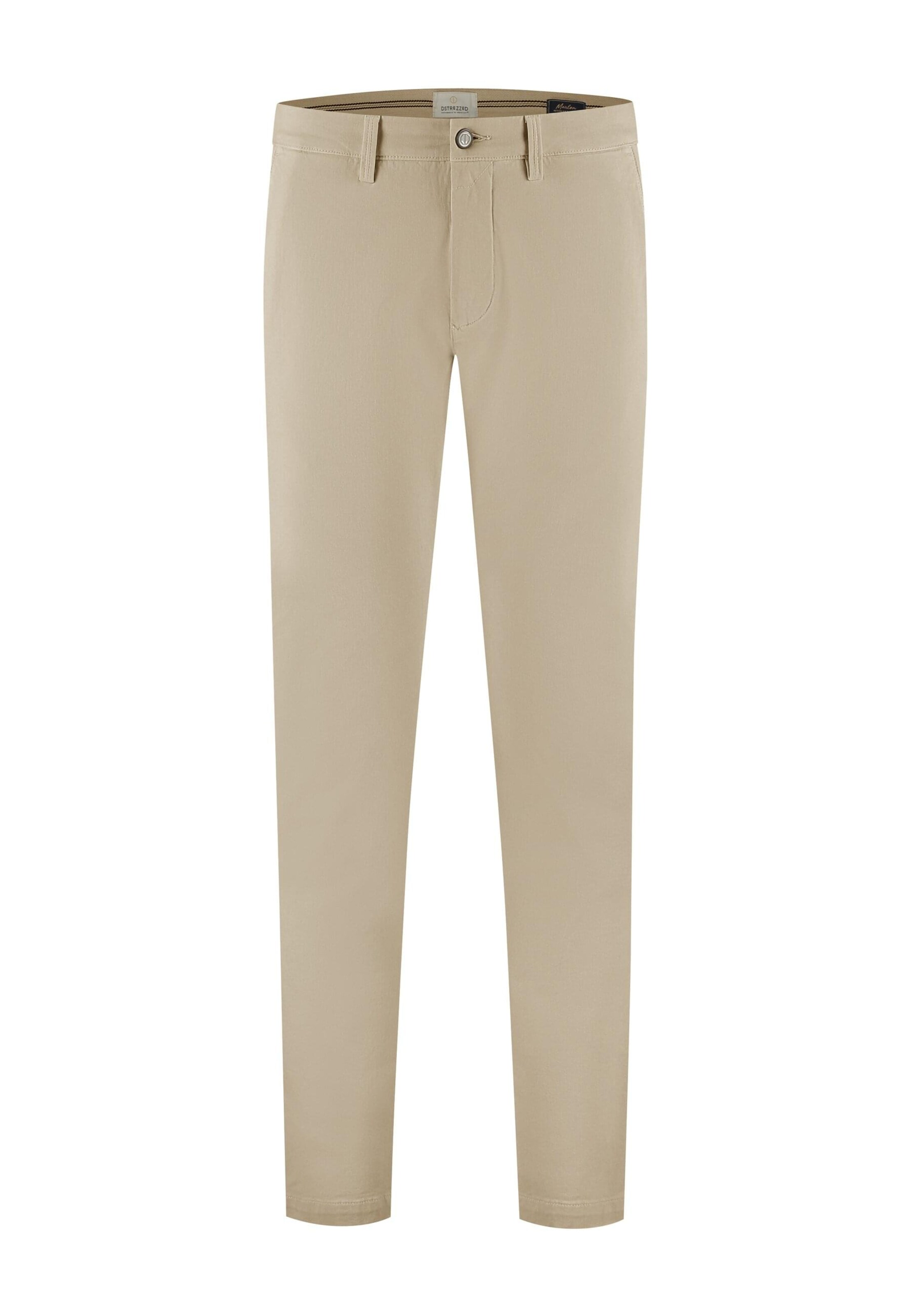 regular Pantaloni chino 'Marlon' di Dstrezzed in beige: frontale