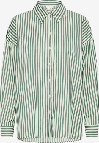 T-shirt 'KITTA' ICHI en vert : devant