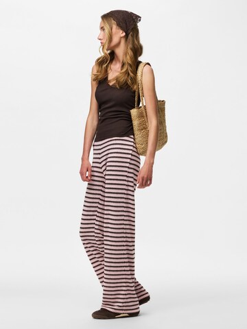 PIECES Loosefit Broek 'PCJeya' in Roze