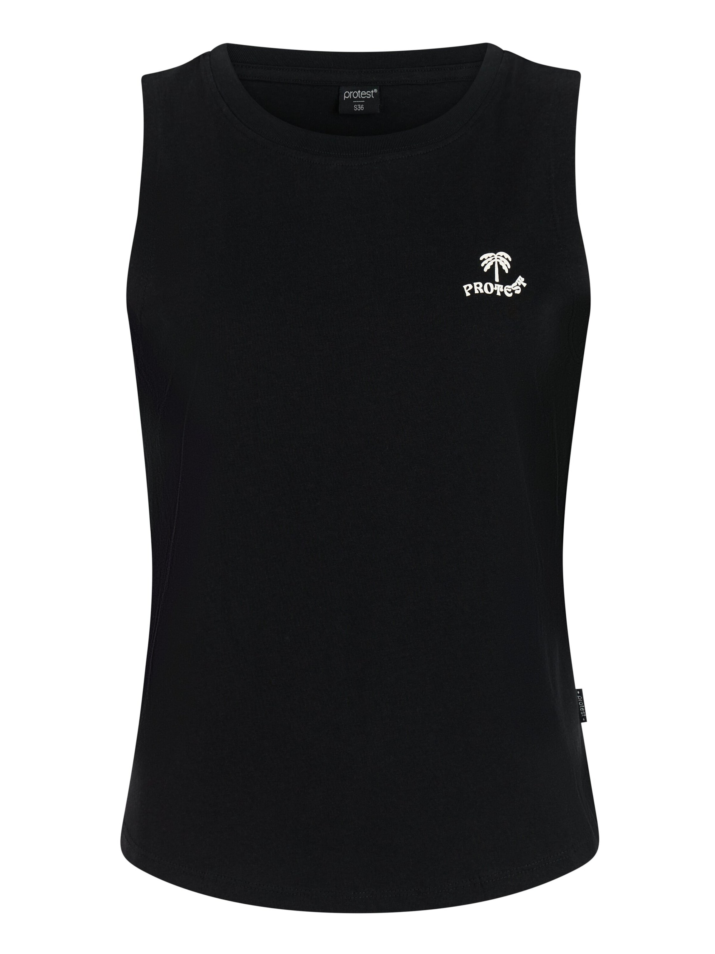 PROTEST Top 'PRTReturn' in Black: front