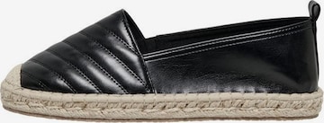 ONLY Espadrilles in Zwart: voorkant