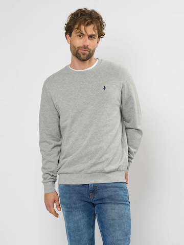 MCS Sweatshirt 'Skyler' in Grijs: voorkant