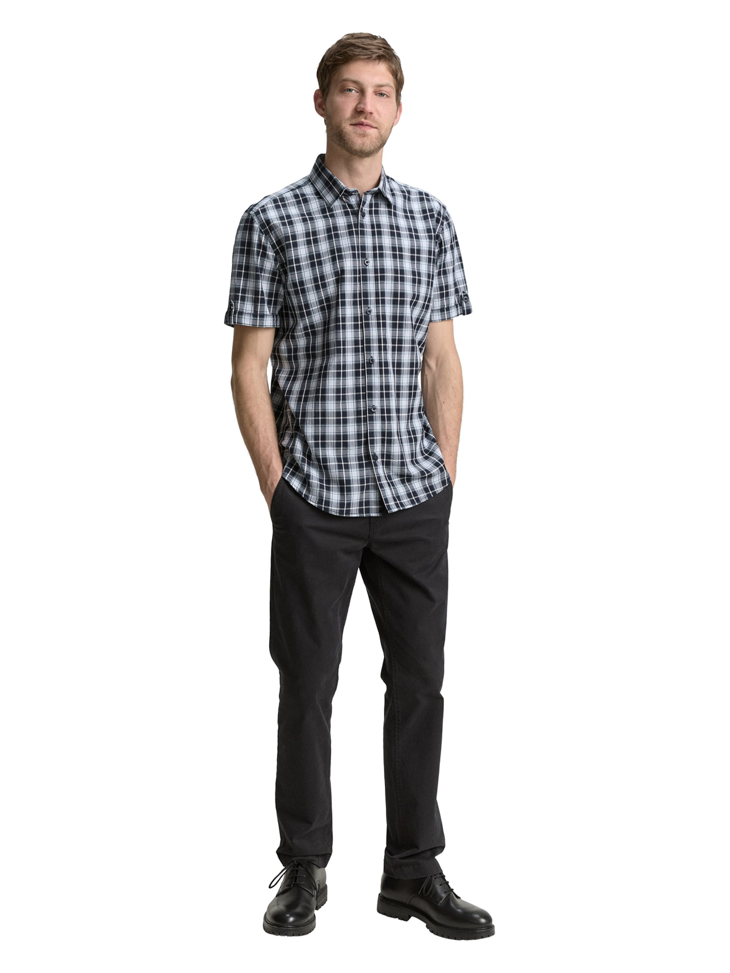 TOM TAILOR - Regular Fit Camisa em azul