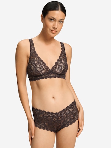 Triangle Soutien-gorge ' Moments ' Hanro en marron : devant
