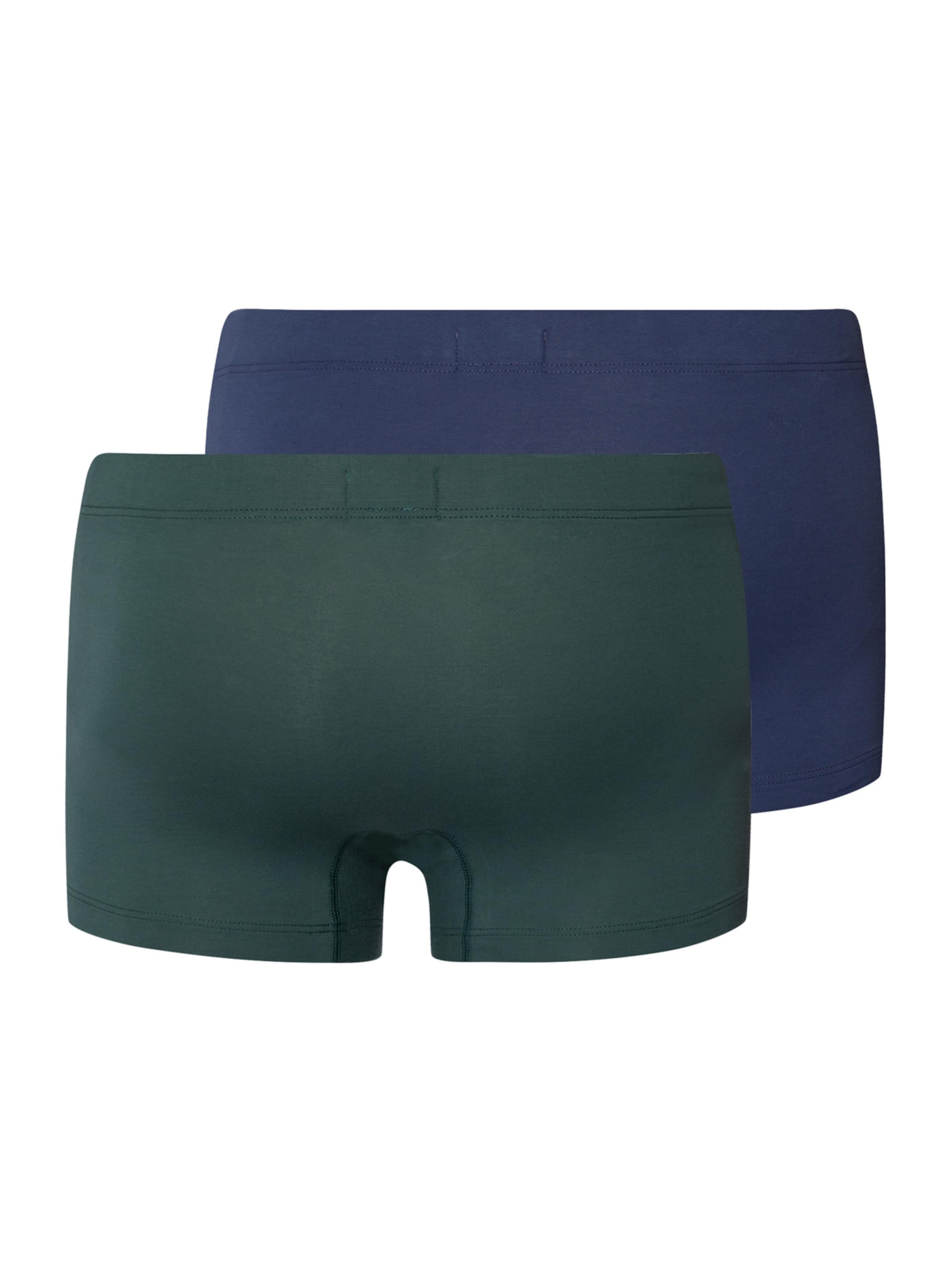 Hanro 2er-Pack Retro Boxershorts ' Cotton Essentials ' in Grün