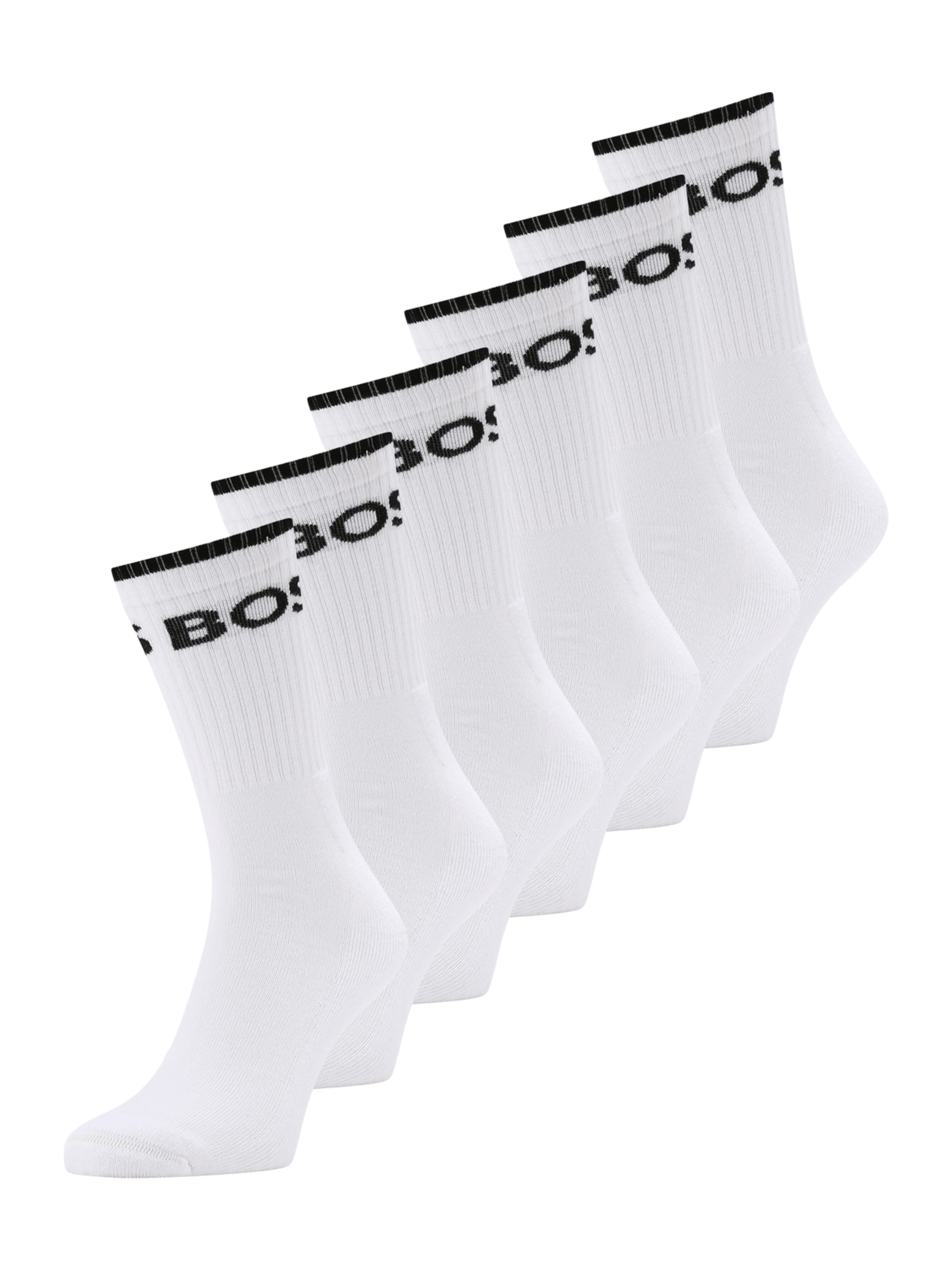 BOSS Socks in White: front