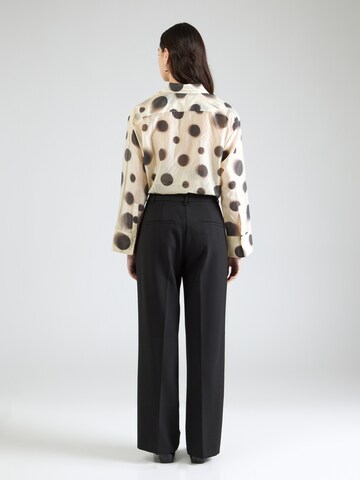 s.Oliver BLACK LABEL Loose fit Pleated Pants in Black