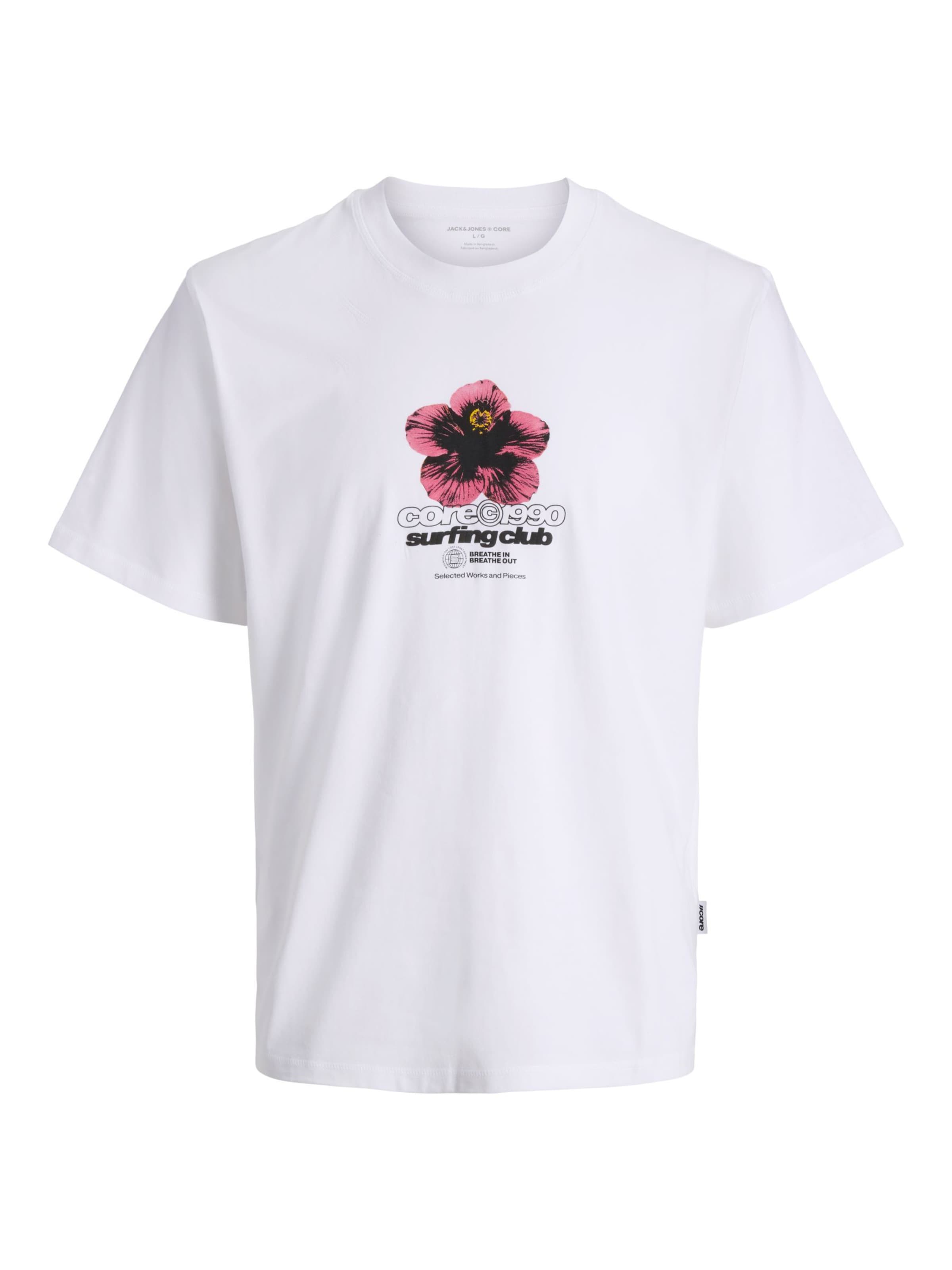 Maglietta in L JACK & JONES di colore rosso / nero / bianco, Visualizzazione prodotti